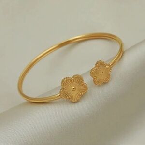 Alhambra Gold Luck 18K Gold Stainless Steel Waterproof Bracelet